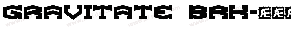 Gravitate BRK字体转换
